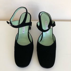 Sigerson Morrison Velvet Heels